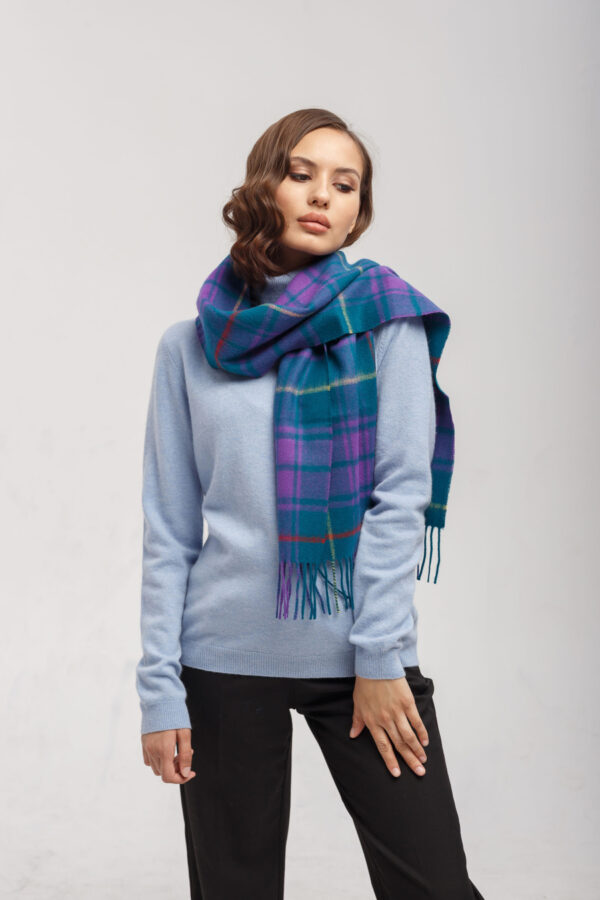 Шарф из натуральной шерсти Blue Sky Cashmere — размер 160*30