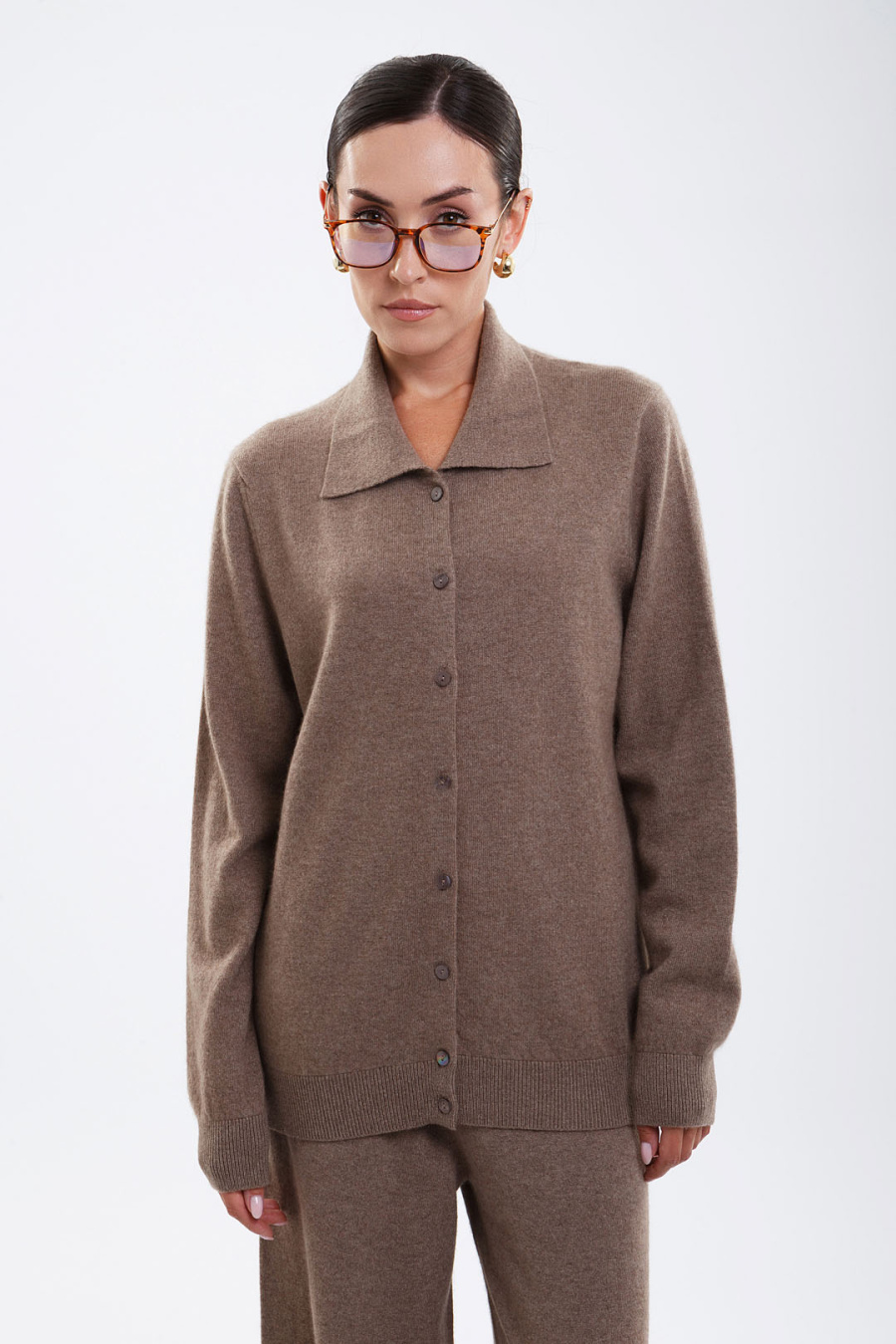 Кардиган из 100% кашемира Cashmere House — размер 46