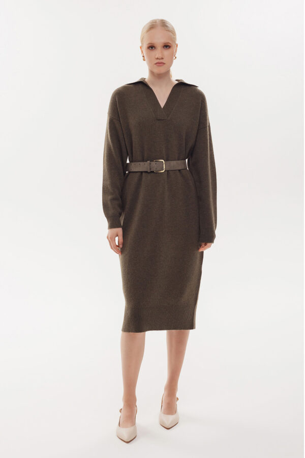 c1ou6upf5js7c5r4aihu79dbj0vu2b24.jpg Платье с V-образным вырезом Cashmere House — размер 46