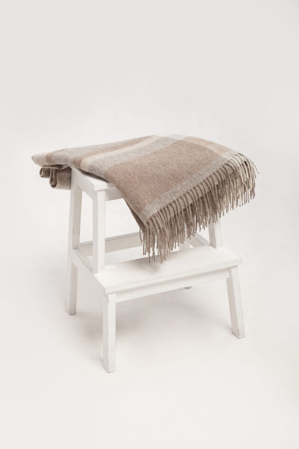 Плед из пуха монгольской овцы Blue Sky Cashmere — размер 200*150