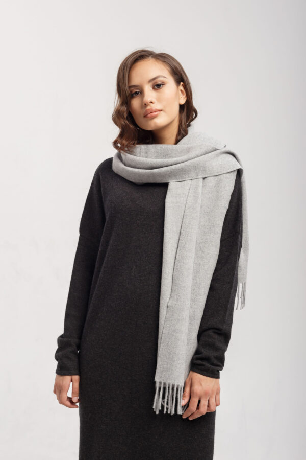 Шарф из натуральной шерсти Blue Sky Cashmere — размер 180*30